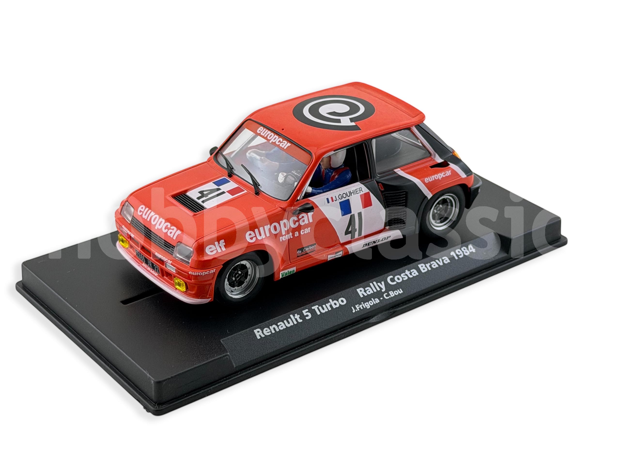 Miniature 1/43 Renault 5 Turbo #41 – Coupe D'Europe 1981, Pilote Gouhier – Universal Hobbies