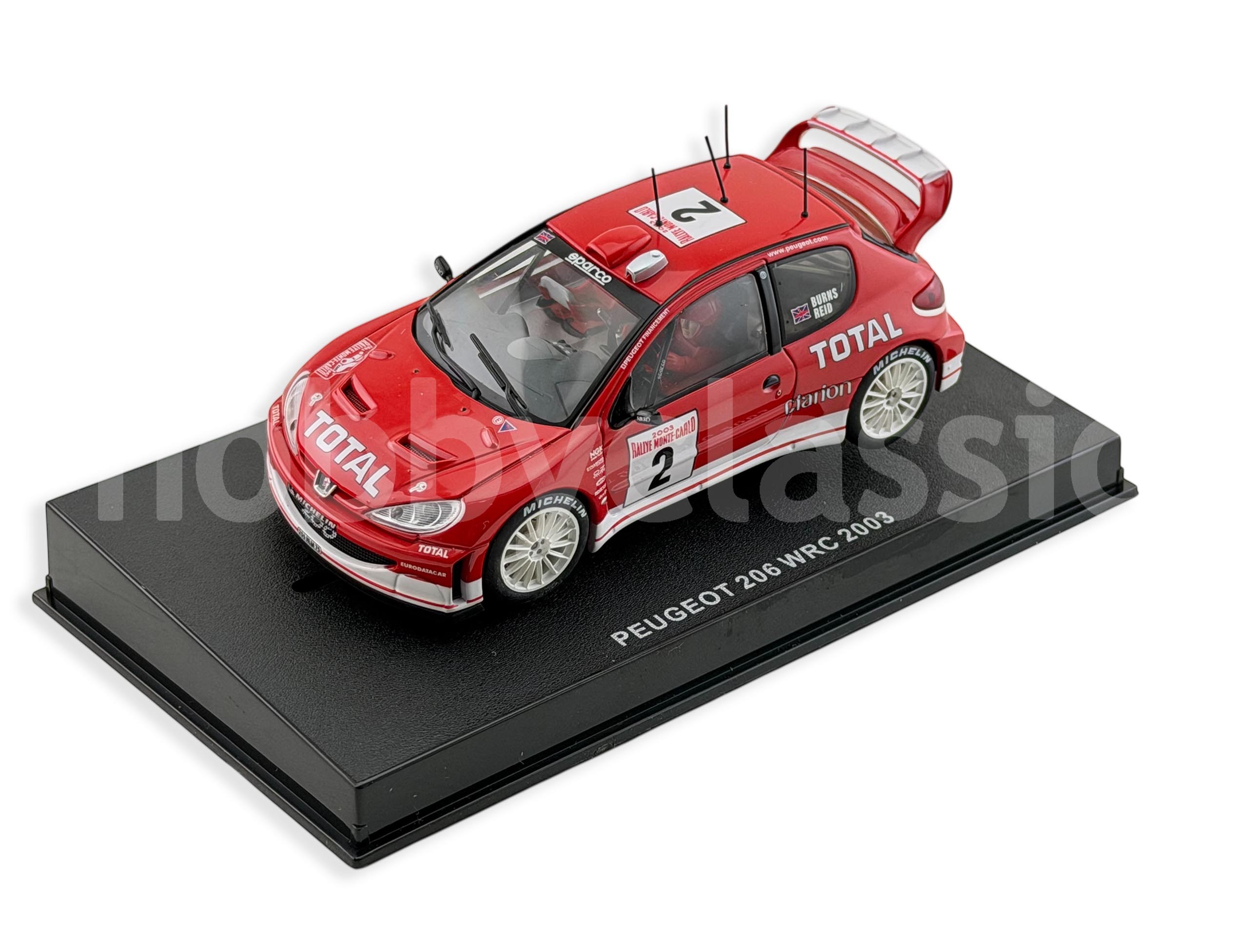 2 Richard BURNS - Robert REID Peugeot 206 WRC 71 Rallye de Monte