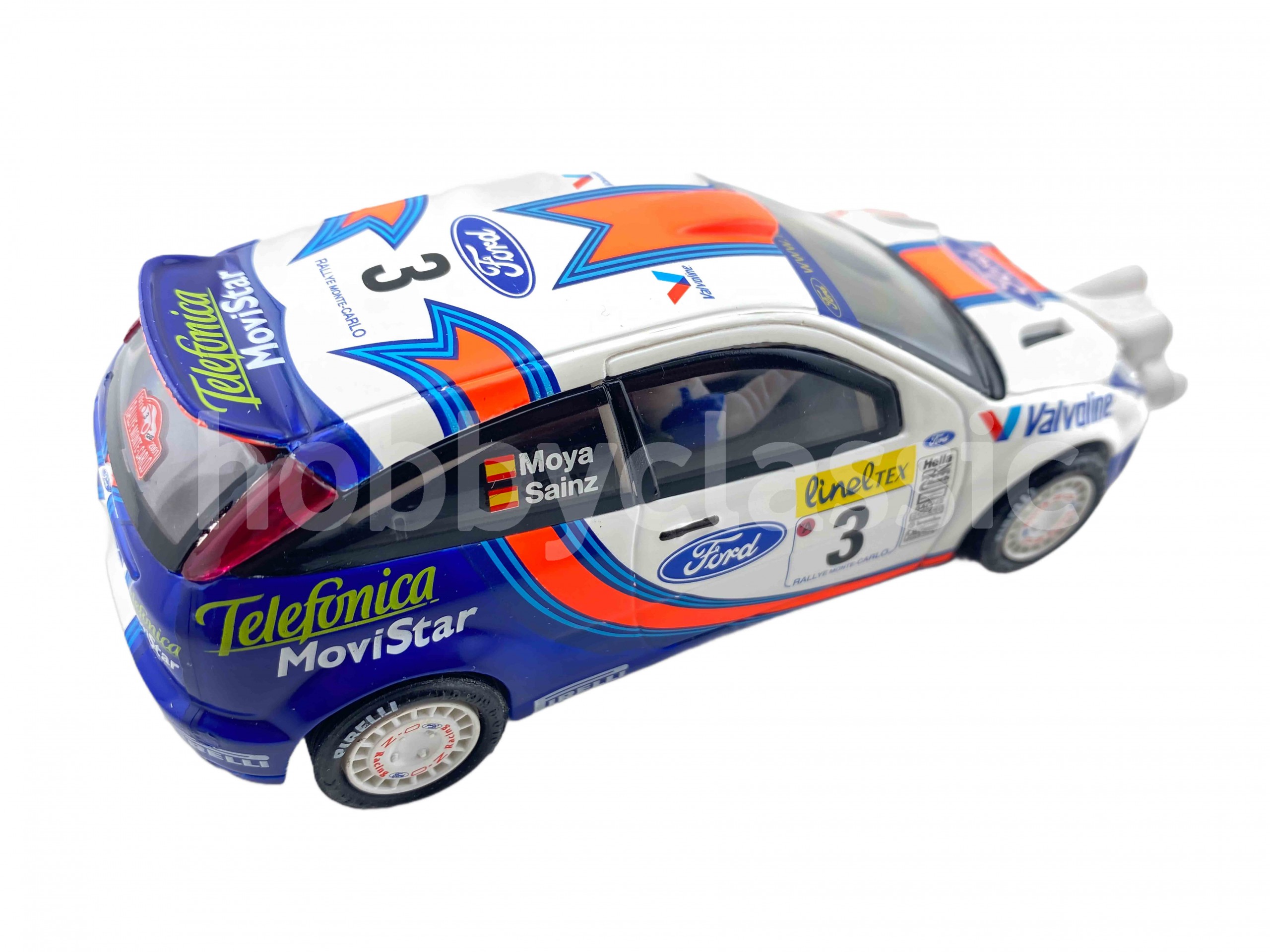 Décalques 1/32 Focus WRC Monte-Carlo 2000 - Pilote McRae Ou Sainz - Modélisme Rallye